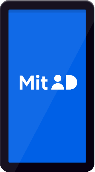 Picture of the application MitID