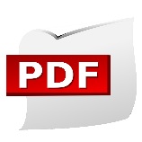 Ikon for pdf-fil som i sammenhægen er et eksempel på, hvordan man beskriver et funktionelt billede.