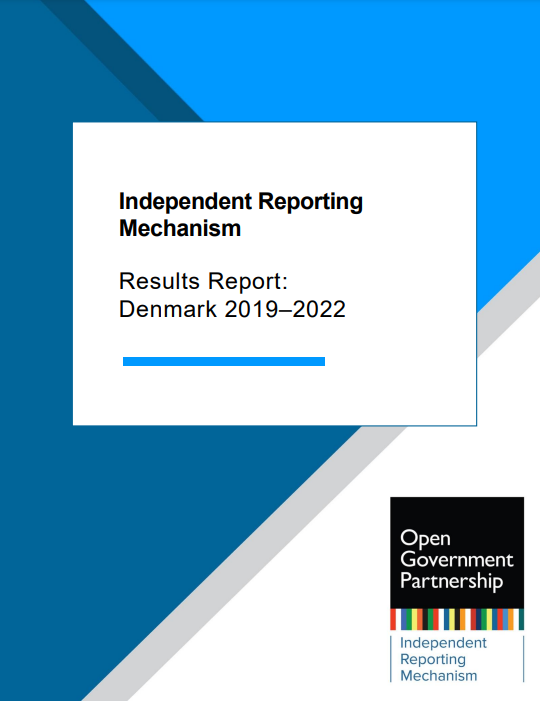 Forsiden af Denmarks results report for 2019-2022
