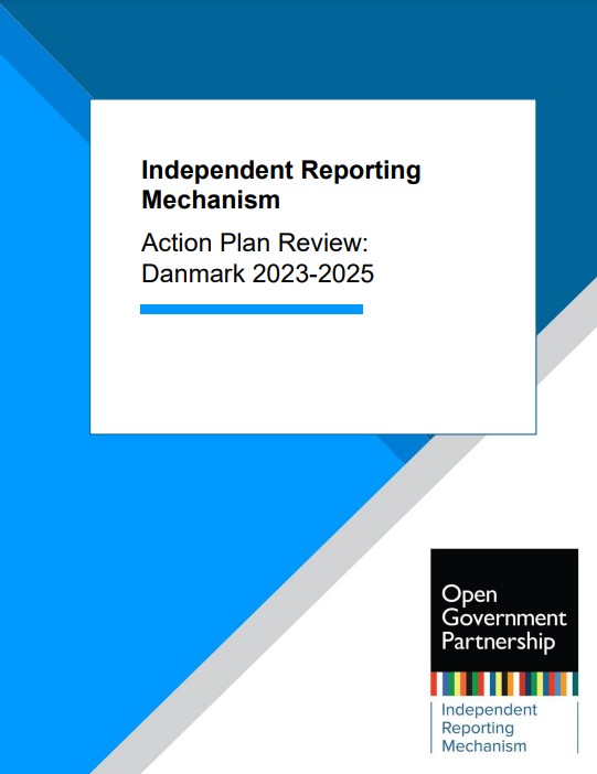 Forside review af OGP Action Plan 2023-2025