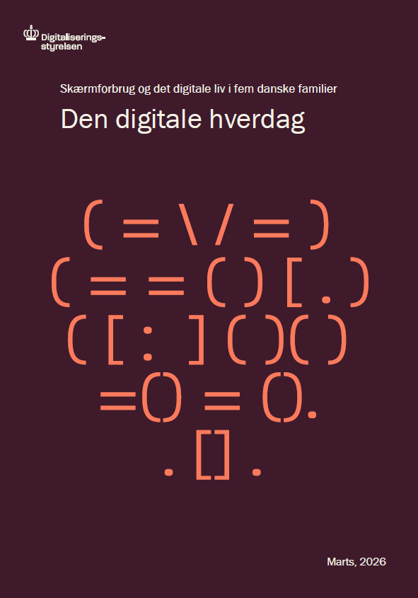Forsiden af rapporten den digitale hverdag