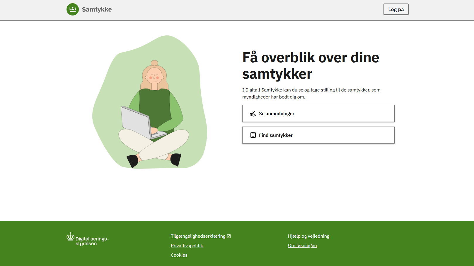 Forside af Digitalt Samtykke